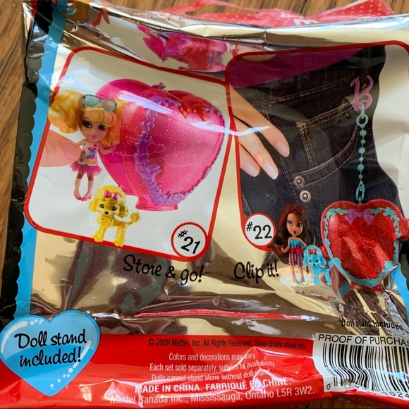 Barbie Mini B. Valentines Series Mini Dolls #21 & #22 - Picture 5 of 5